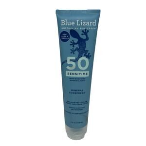 Blue Lizard Sensitive Mineral Sunscreen With Aloe 50spf Water Resistant 5 oz